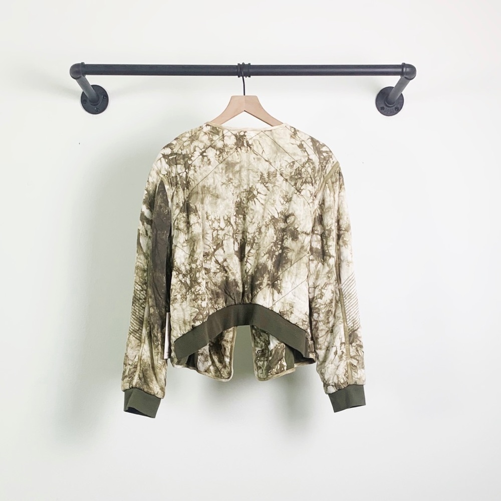 NWT Anthro Marrakech Tie Dye Quilted Moto Jacket - Picture 5 of 6